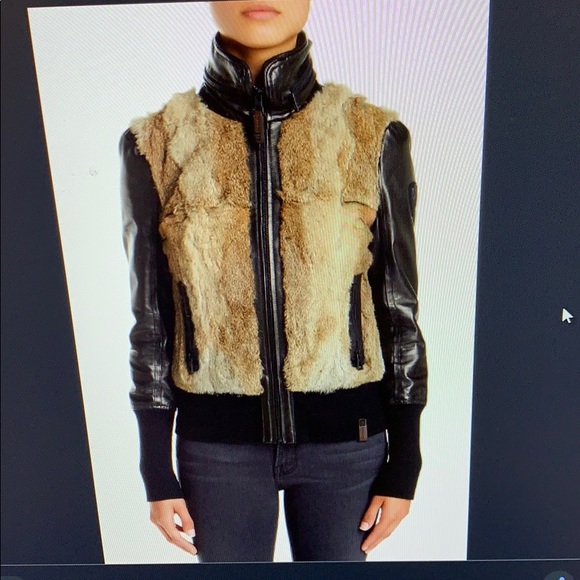 Rudsak leather & fur jacket - Picture 2 of 10